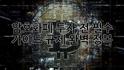 암호화폐 투자 전 필수 가이드: 규제 완벽 정복